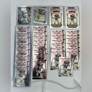 2024 Brock Bowers Panini Prizm Rookie Lot of 35 Cards